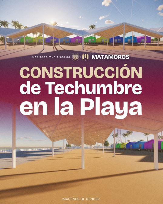 Instalan techumbre en playa Bagdad